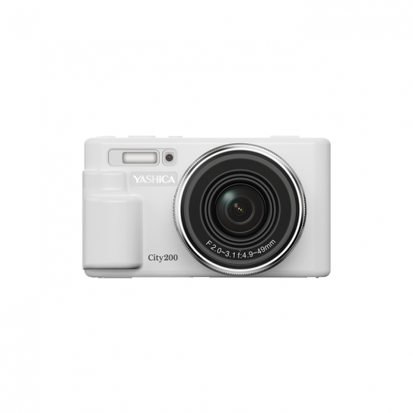 Yashica City 200 Compact Camera - White